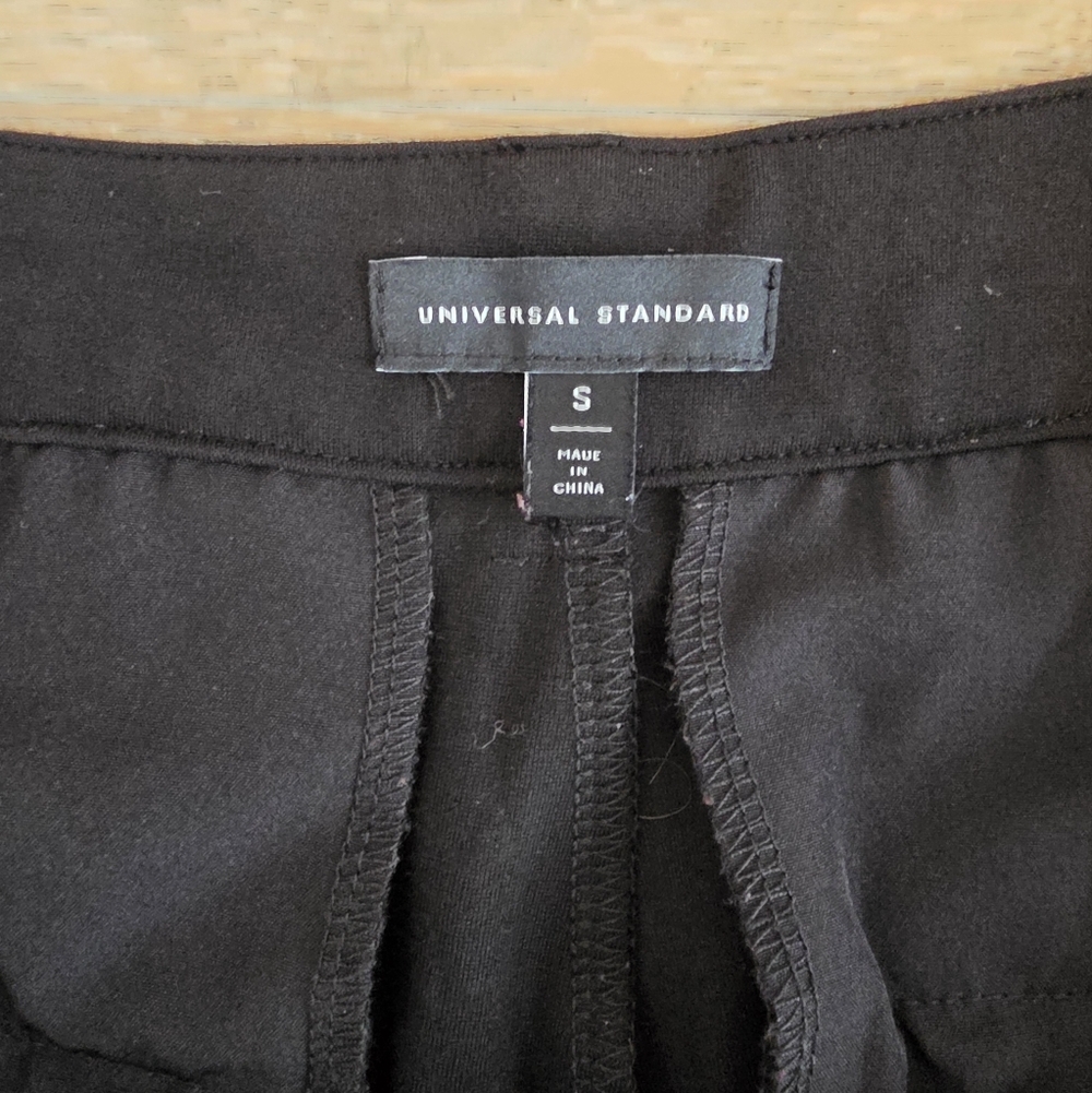 Universal Standard Cigarette Ponte Black Dress Pants - Picture 11 of 13